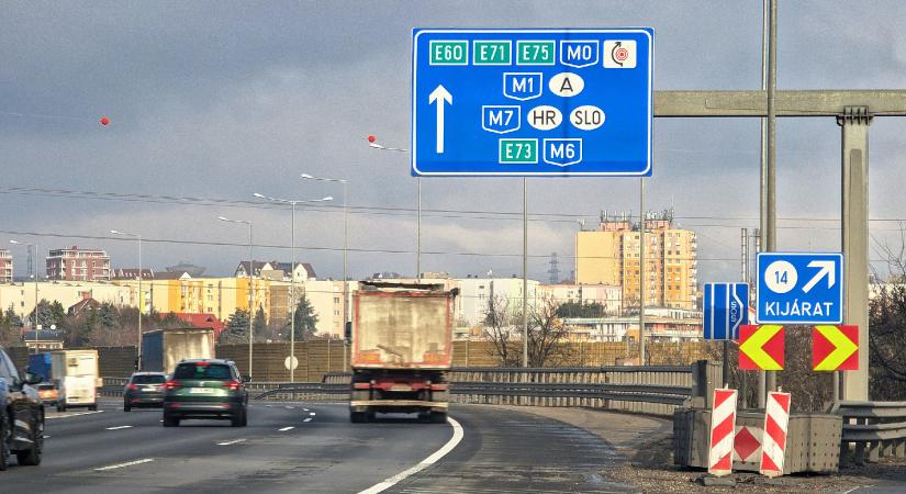 Szombaton belassulhat az M0 egy jelentős korlátozás miatt