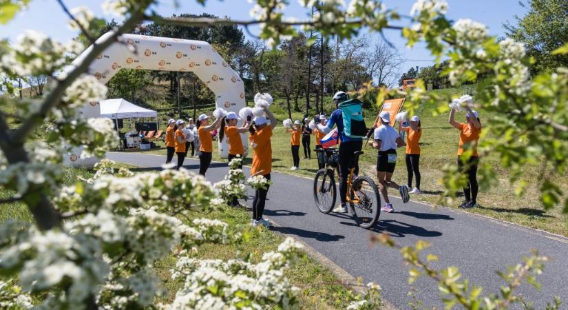 Pályacsúcsot futott a Balaton körül egy magyar versenyző