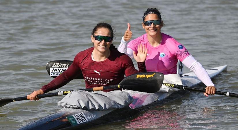 Csikós Zsóka triplázott, míg Pető Hanna és Decsi Dorina érmes a kajak-kenu válogatón