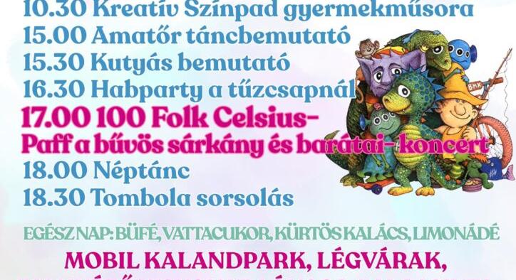 Színes programokkal készülnek a gyermeknapra Balatonszabadiban