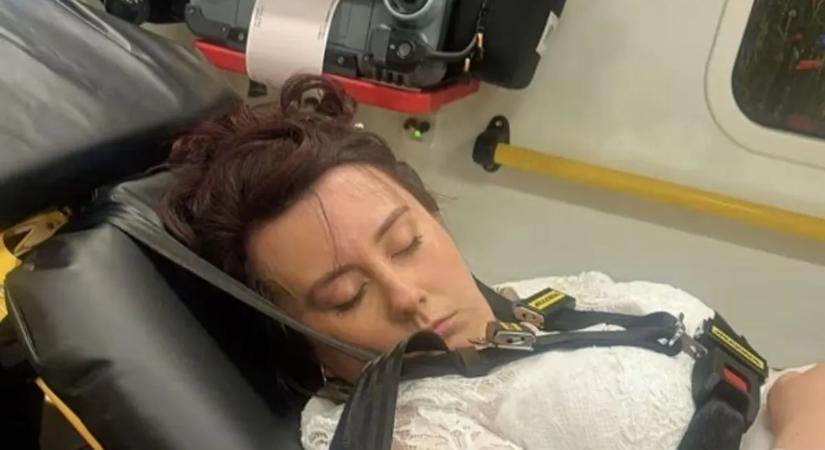 Éhgyomorra ivott az esküvőjén, a mentősök vitték el a menyasszonyt