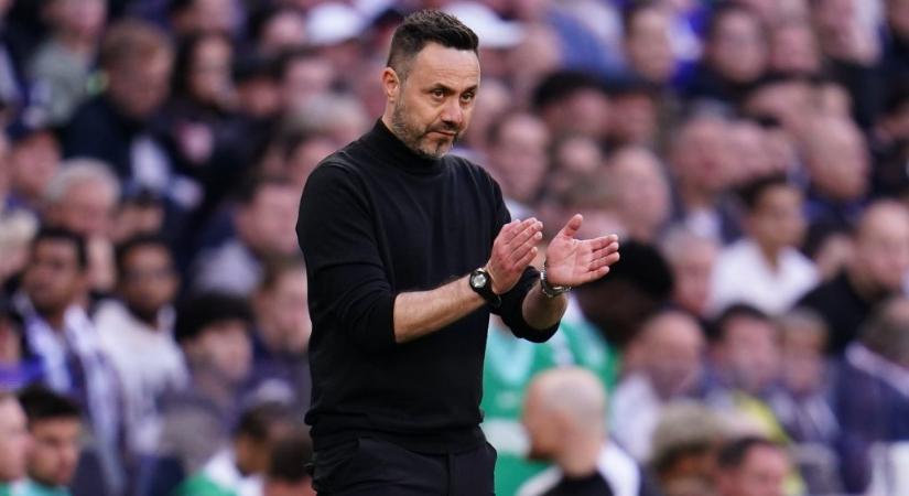 Meghökkentő módszerrel próbál lelket verni a Spurs-játékosokba Roberto De Zerbi