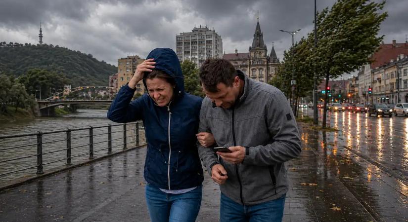 Belilult a térkép: Radarképen mutatjuk, melyik 3 vármegyét találja telibe a szélvihar vasárnap