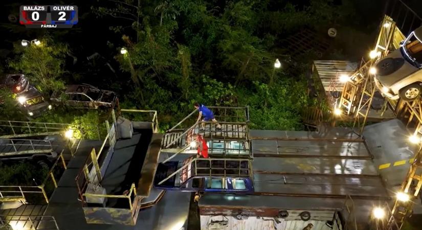 Az Exatlon párbajában hajszálon múlt a kiesés, baleset történt a pályán – videóval