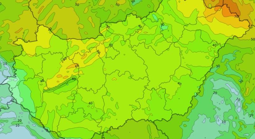 Térképeken mutatjuk, merre kell viharos széllökésekre számítani, óráról órára
