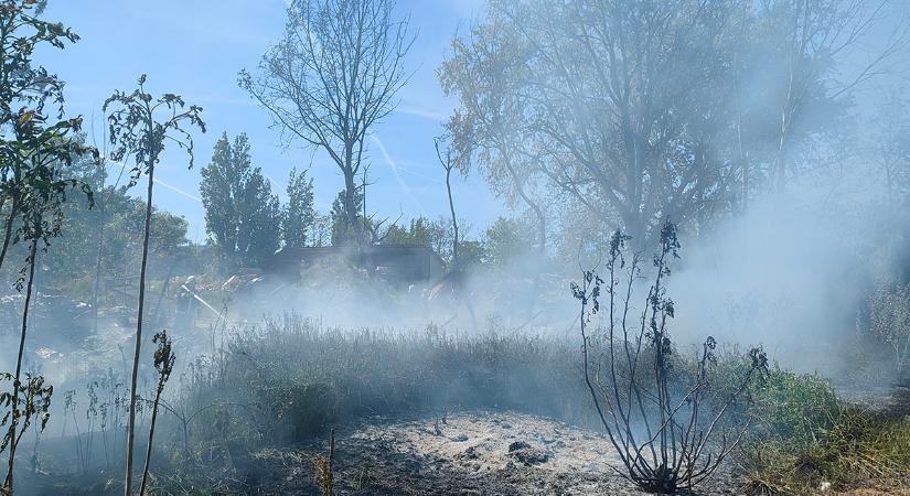 Lángok csaptak fel Békéscsabán: szeméttelepen keletkezett tűzhöz riasztották a tűzoltókat