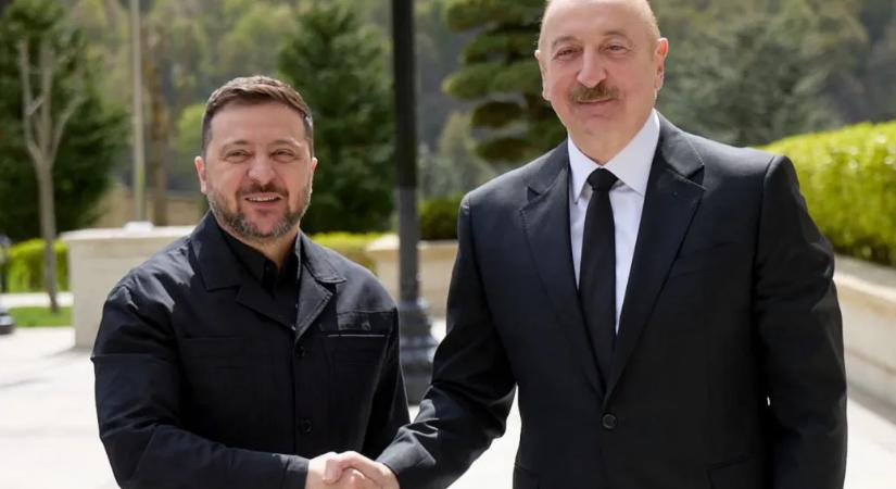 Zelenszkij szerint Ukrajna hajlandó lenne Azerbajdzsánban tárgyalni a békéről Oroszországgal