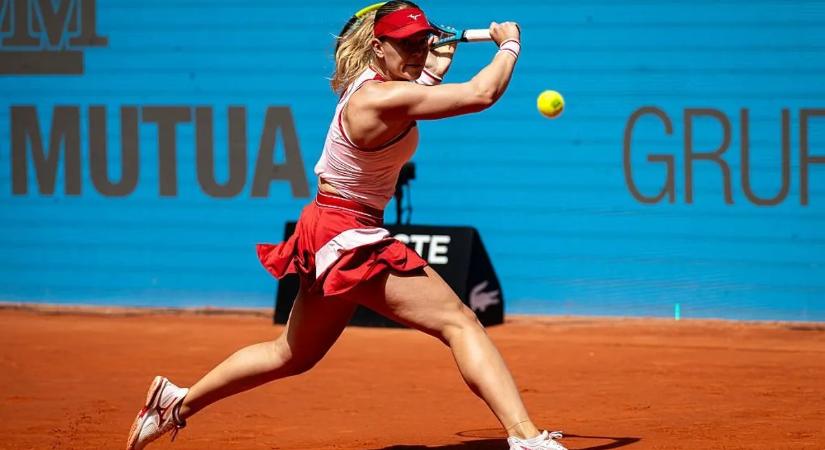 Tenisz: Gálfi Dalma kikapott Andrejevától Madridban