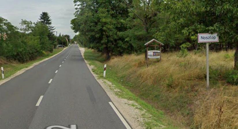 Ijesztő baleset Noszlopon – mentők vitték kórházba a sérültet (fotó)