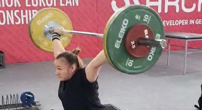 Súlyemelő Eb: Boros Viktória nyolcadikként zárt a legnehezebbek B csoportjában