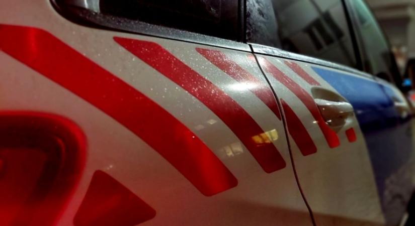 Két autó karambolozott Kiszombornál, mentők és tűzoltók a helyszínen