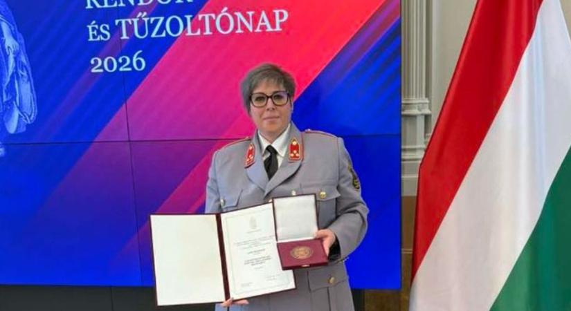 Az egyesület után a parancsnokot is kitüntették, szuper egyesület a csornai önkéntes tűzoltóké