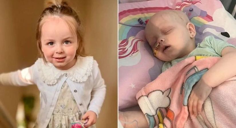 „Olyan volt, mintha kicsúszott volna alólunk a talaj” – mandulagyulladásnak hitték, agresszív agydaganatot találtak a csöpp kislánynál