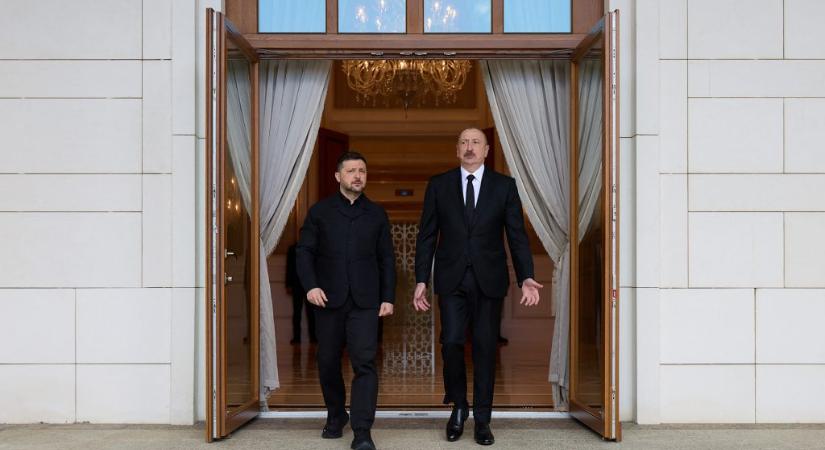Zelenszkij Azerbajdzsánt nézte ki az oroszokkal folytatandó béketárgyalások helyszínének