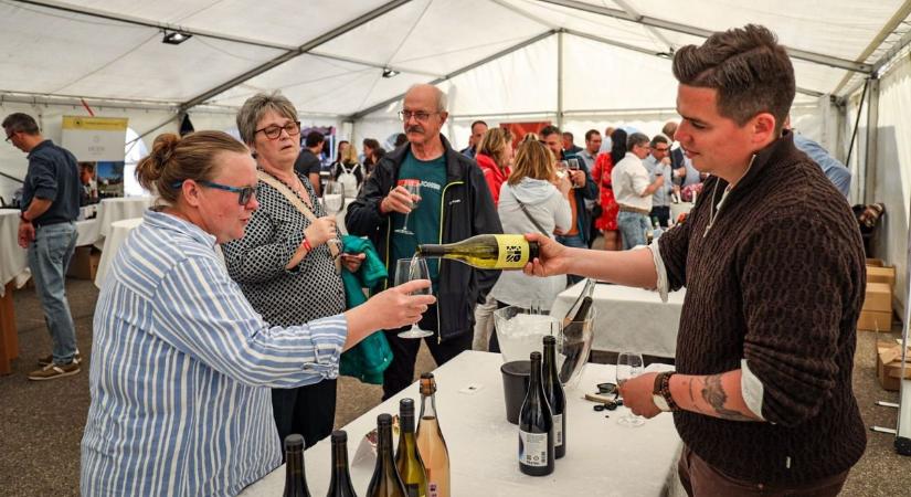 Aranyló pezsgőkkel és nemes borokkal ünnepelte tizedik évfordulóját a szolnoki bormustra – galériával