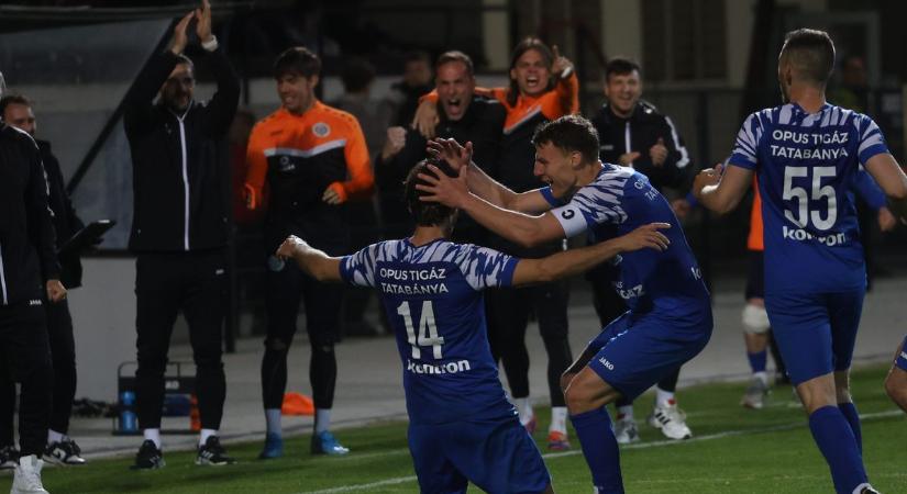 Két piros, két gól - a Tatabánya nyerte a vármegyei rangadót