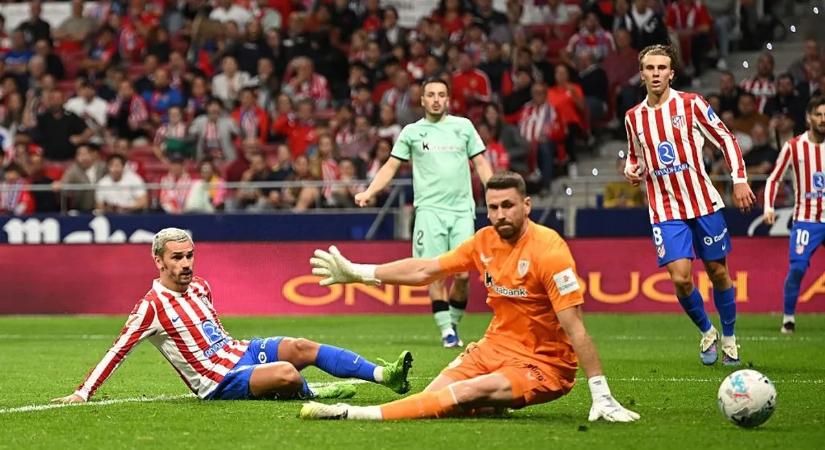 Az Athletic Bilbao elleni fordításos győzelemmel készül az Arsenalra az Atlético Madrid