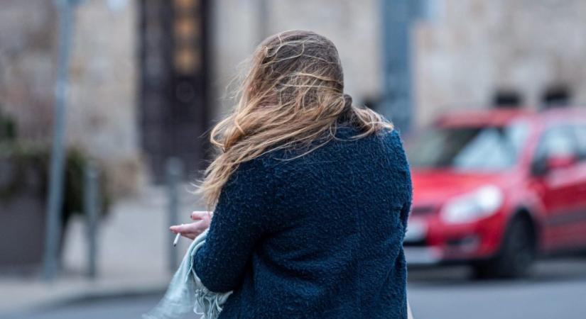 Vasárnap 70/80 km/órás széllel tör be a hidegfront