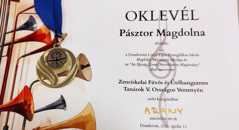 Kiemelkedő siker a zeneiskolai tanárok országos versenyén
