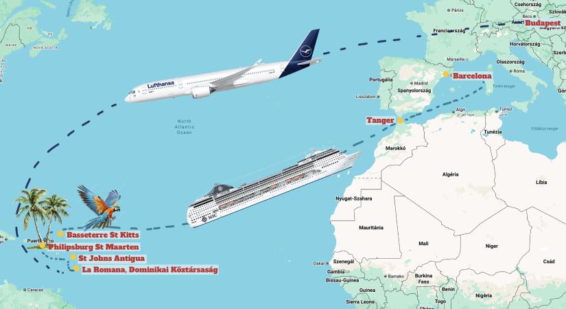 Trópusi álomutazás! 22 napos transzatlanti körút a Karib-szigetek varázsával