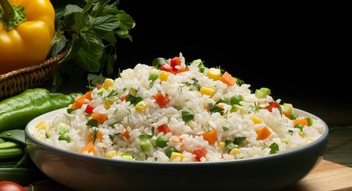 Tavaszi zöldséges rizs húsok mellé: színes és nagyon finom