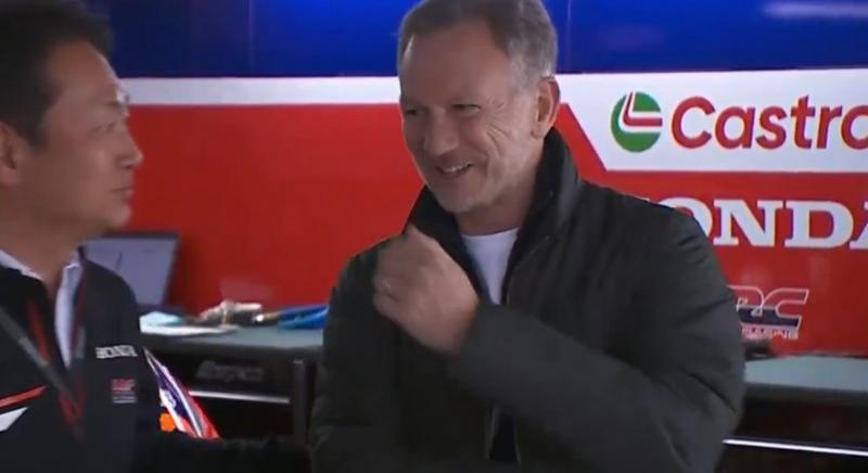 „Érdekes időszak ez, nagyszerű a versenyzés és a show” – Horner a MotoGP paddockjában tűnt fel