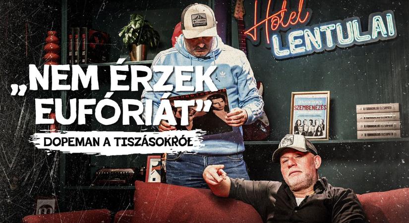 „Majka csak a családja felé lojális, és Puzsér elismerésére vágyik” – Dopeman volt a Hotel Lentulai vendége