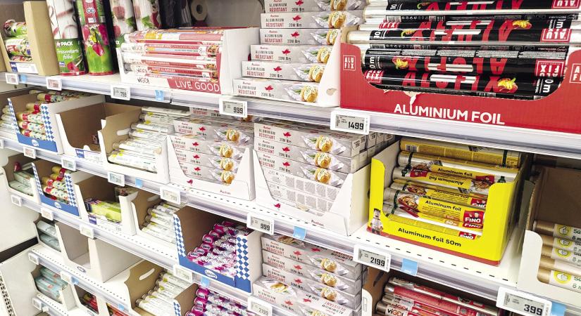 Fóliák árprés alatt