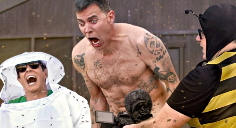 Megérkeztek az első hivatalos képek az utolsó Jackass-filmből, rajtuk egy robottal, akitől egy morbid urológiai vizsgálatra számíthatunk