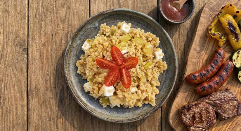 Kálci receptjei: Fetás cukkinis bulgur