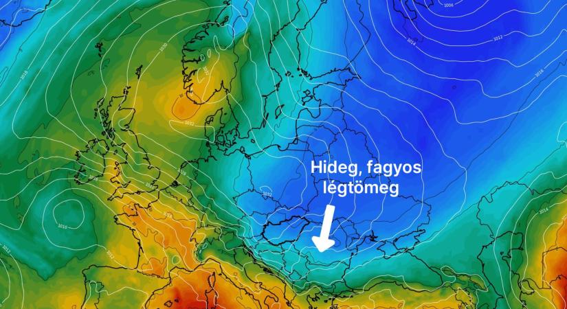 Komoly hideghullám tör be Európa keleti, majd délkeleti részére