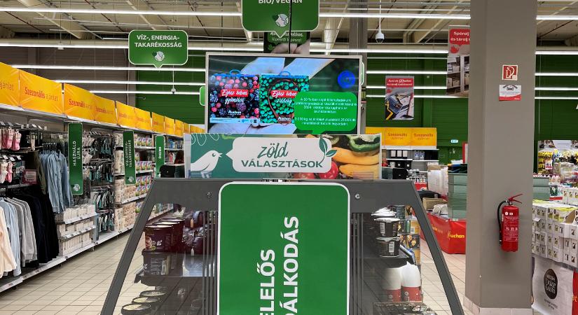 Fenntarthatóságból jeles! Iskolásoknak mutatja meg zöld megoldásait az Auchan