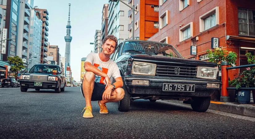 Elképesztő kitartás, 50 éves vassal vezetett el Tokióig