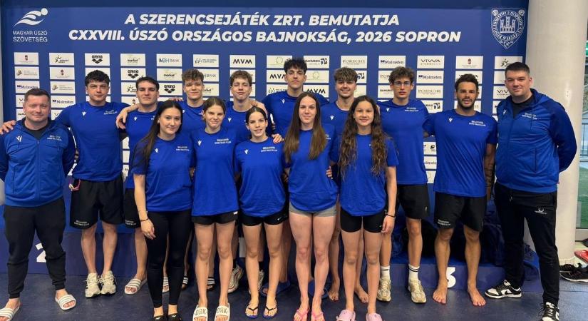 Békafütty-Egri Úszó Klub SE: a legjobb tízben a felnőtt ob-n