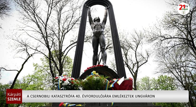 A csernobili katasztrófa 40. évfordulójára emlékeztek Ungváron (videó)