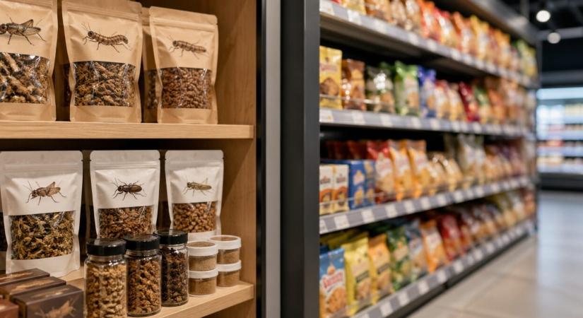 Szlovákiában el kell különíteni a boltban a rovartartalmú élelmiszereket