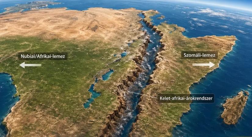 Kettészakadhat egy kontinens, új óceán születhet a Földön
