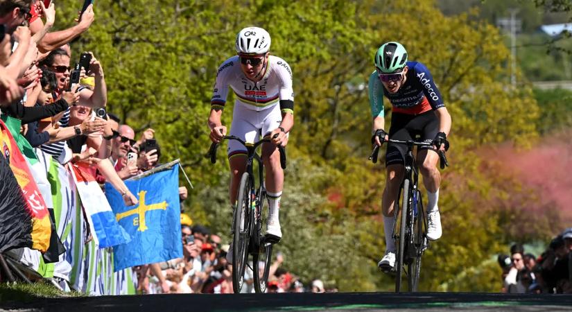 Kerékpár: Pogacar negyedszer is megnyerte a Liege–Bastogne–Liege versenyt