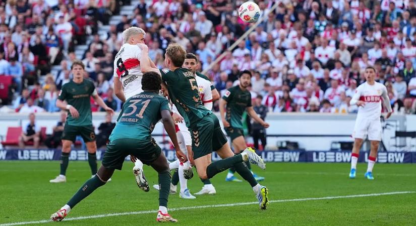 Most nem sikerült a fordítás, elvitt egy pontot Stuttgartból a Werder