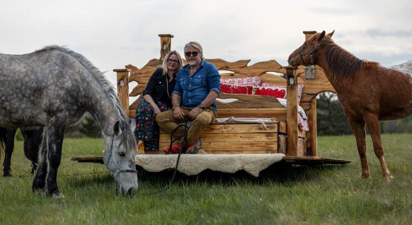 A Boldogság felé félúton: különleges ötletet valósított meg a vérteskozmai pár (galéria, videó)