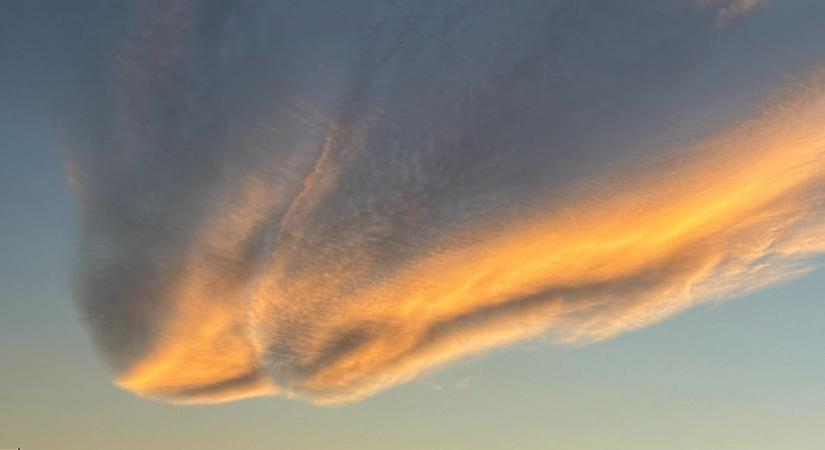 Lélegzetelállító felhőket fotózott olvasónk