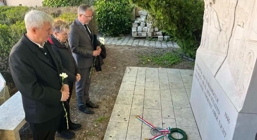 A németek kitelepítésének 80. évfordulójára emlékeztek Sopronban - fotók