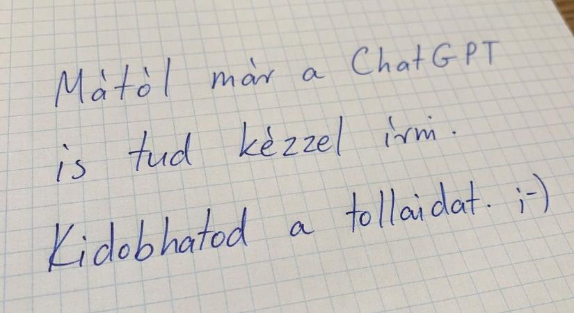 Már a kézírásodat is lemásolja az AI, zalai szakértő figyelmeztet