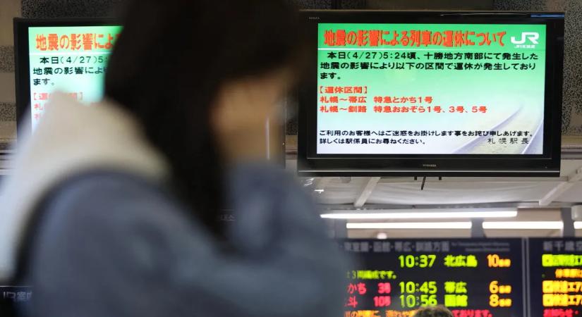Újabb erős földrengés csapott le Japánra