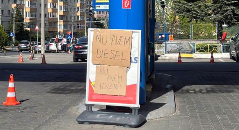 Elfogyott az üzemanyag a Petrom számos kútjánál