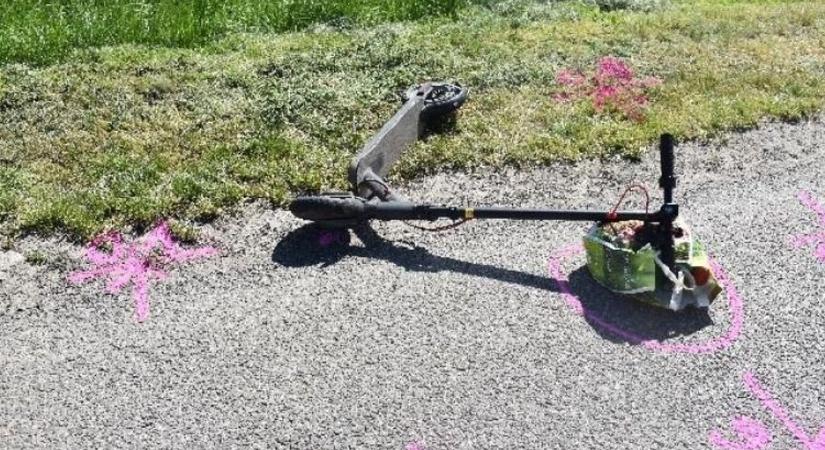 Súlyosan megsérült a rolleres, akit egy ittas sofőr sodort el előzés közben