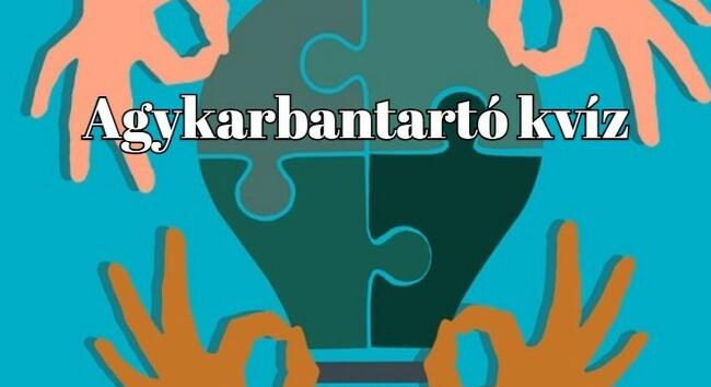 Agykarbantartó-kvíz - Ezt a napi kvízt 10-ből 9-en ajánlják