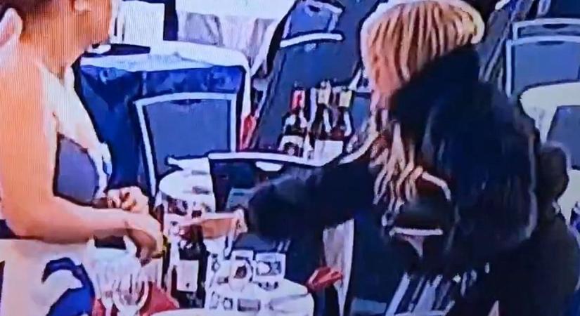 Elképesztő videó: bort és pezsgőt lopott egy nő, miközben merényletet követtek el Trump ellen