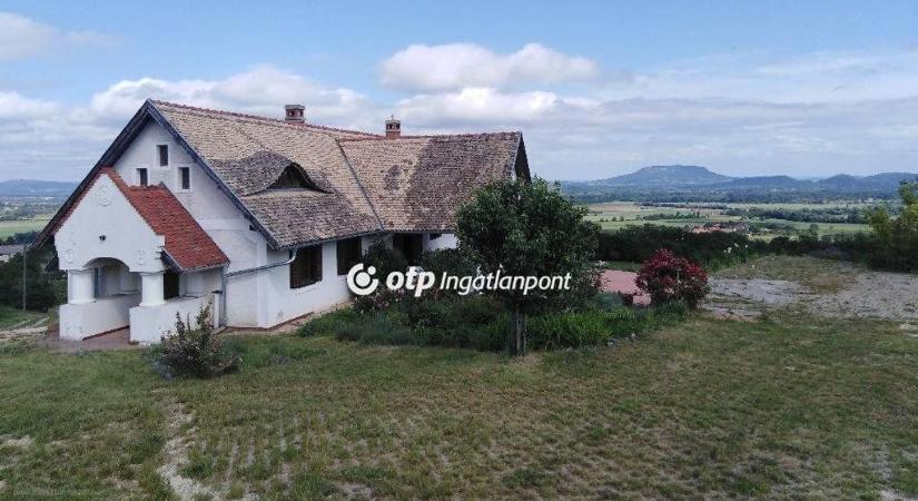 Mesébe illő ház eladó szőlővel és borospincével a Balaton közelében