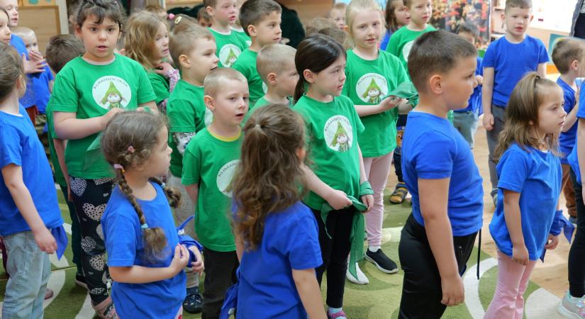 Jókedvű Szupercsapat díjat kapott a Szabadság téri Óvoda